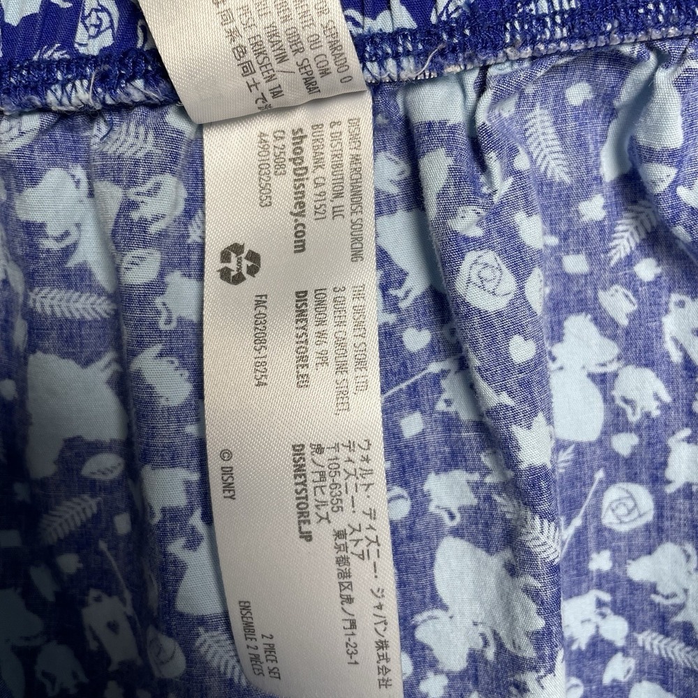 Disney Women 2XL Blue Shorts Alice In Wonderland Coquette Cotton 4" - Picture 10 of 13